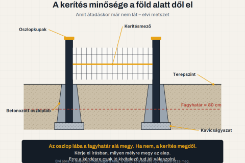 3D panelkerítés